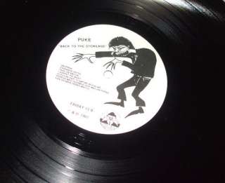Puke Back To The Stoneage 1987 CBR Vinyl Lp  