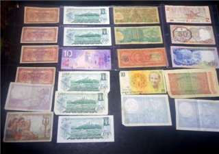 21 FOREIGN CURRENCY FRANCE CANADA ISRAEL GERMANY BELGIUM PORTUGAL 