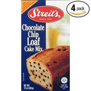 Streits Loaf, Chocolate Chip, Passover, 12 Ounce (Pack of 4)  