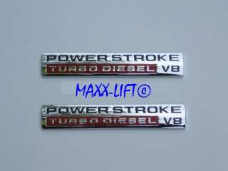 Ford F250 F350 Power Stroke Powerstroke Diesel Emblems  