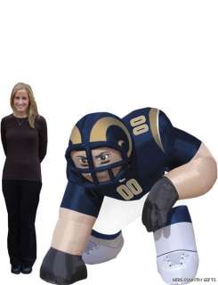 St Louis Rams NFL Bubba 5 Ft Inflatable Football Player 896332002474 