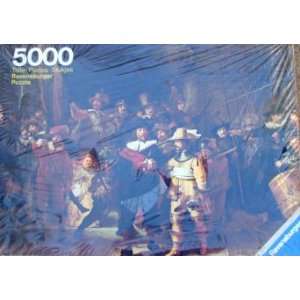  5000pc. Rembrandt The Night Watch Puzzle Toys & Games