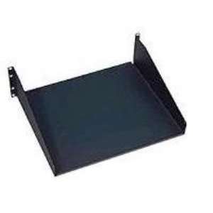  19in Solid Cantilevered Shelf Black Electronics