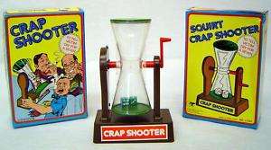 Vintage 1970s Practical Joke Squirting Crap Shooter  