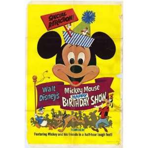 Mickey Mouse Happy Birthday Show Movie Poster (27 x 40 Inches   69cm x 