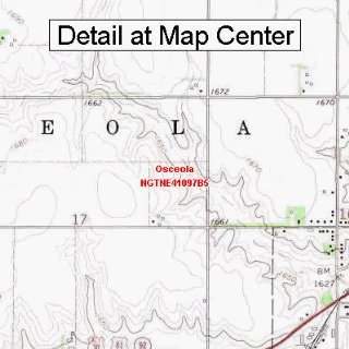  USGS Topographic Quadrangle Map   Osceola, Nebraska 