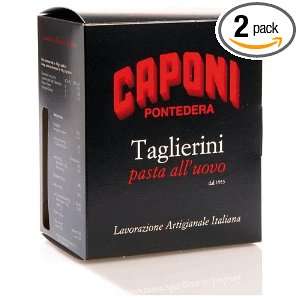 Caponi Pontedera Taglierini Premium Egg Pasta   .55 lb each  