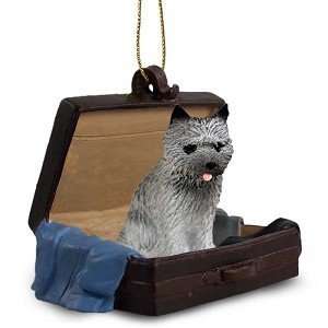  Gray Cairn Terrier Traveling Companion Dog Ornament
