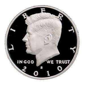  2010 S Kennedy Silver Proof Half Dollar   90% Silver 