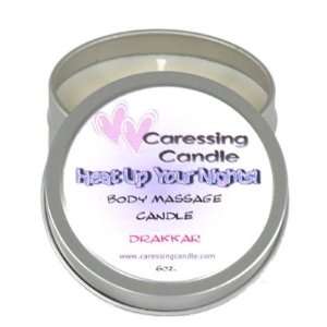  Caressing Candle 6oz Drakkar Body Massage Candle For Men 
