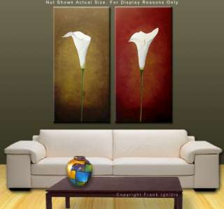CALLI LILY CONTEMPORARY ABSTRACT PAINTING   ART by FAZ  