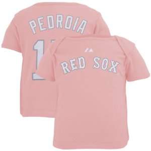   15 Dustin Pedroia Infant Girls Pink Player T Shirt