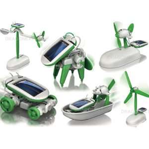   In 1 Educational Solar Diy Toy Kit Boat Fan Car Robot Toys & Games