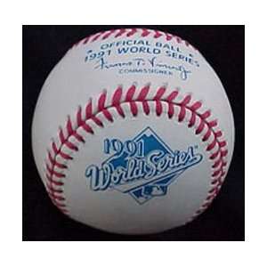  1991 Official Rawlings World Series Baseball   Sports 