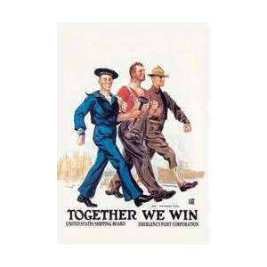  Together We Win 12x18 Giclee on canvas