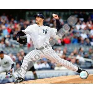  Andy Pettitte 2009 Pitching Action Finest LAMINATED Print 