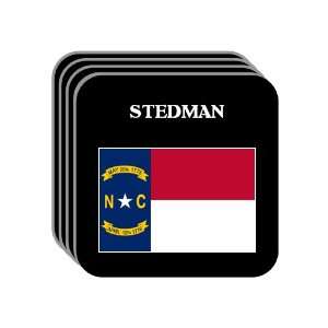  US State Flag   STEDMAN, North Carolina (NC) Set of 4 Mini 