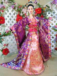 China Japan Kimono Chinese Dress Outfit Candi Silkstone Barbie Fashion 