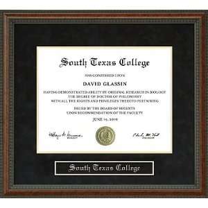  South Texas College (STC) Diploma Frame