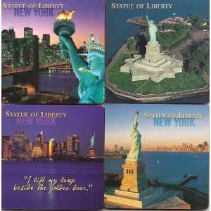  New York Statue of Liberty Coasters(4 Coasters 