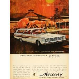  1964 Ad Mercury Station Wagon Racquet Club Palm Springs 
