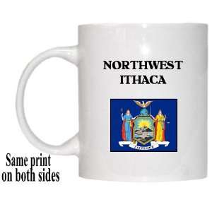  US State Flag   NORTHWEST ITHACA, New York (NY) Mug 