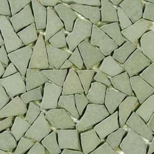  Sandstone Irregular Mosaic Avocado 12 x 12 Inch Sandstone Floor Tile 