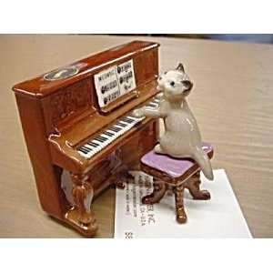  Hagen Renaker   Cat Playing Piano