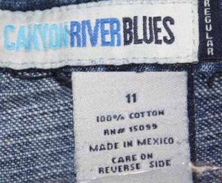 Canyon River Blues sz 11Womens Juniors Jeans GD69  