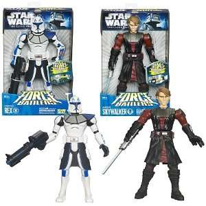  Star Wars Clone Wars Force Battlers Wave 1 Set Toys 