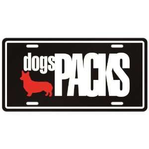  New  Pembroke Welsh Corgi Dogs Packs  License Plate Dog 
