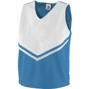 Girls Cheerleaders Uniform Pride Shells COLUMBIA BLUE/ WHITE/ WHITE GL 