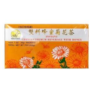 Instant Chrysanthemum Beverage with Honey, 10 Packets X20 Grams 