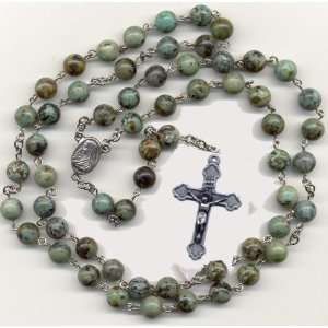 Catholic Rosary   African Turquoise
