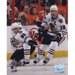 Patrick Kane & Jonathan Toews 2009 10 NHL Stanley Cup Finals Game 3 