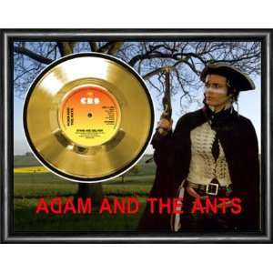  Adam & The Ants Stand & Deliver Framed Gold Record A3 