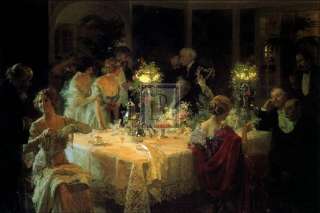 JULES GRUN The Dinner Party new PRINT visit our shop  