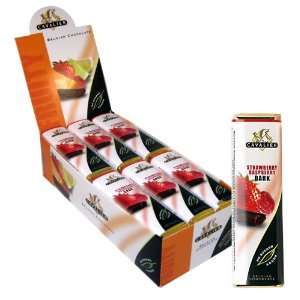 Cavalier Strawberry Raspberry Dark Chocolate Bar (Pack of 24  