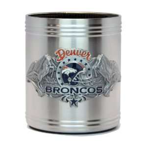   Broncos   NFL Stainless Steel Beverage Can Cooler
