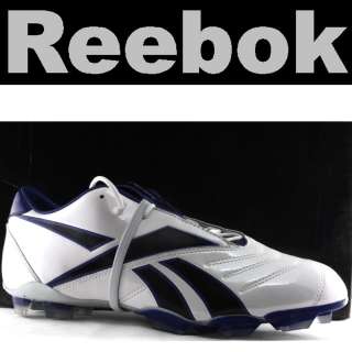 Reebok SOCCER shoes SPRINTFIT II FG WHITE BLUE MEN 9.5  