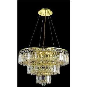  Maxim Collection 9 Light 20ö Gold Crystal Chandelier 