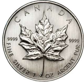 500 SILVER MAPLE LEAFS CALL FOR DISCOUNT TO SPOT+$2.99  