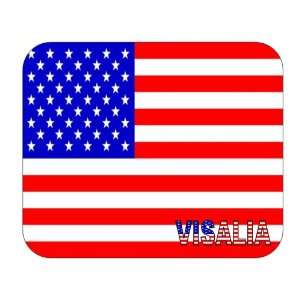  US Flag   Visalia, California (CA) Mouse Pad Everything 
