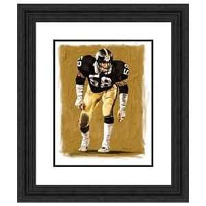 Framed Large Jack Lambert Pittsburgh Steelers Giclee #3 