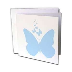  Patricia Sanders Creations   Light Blue Spring Butterflies 