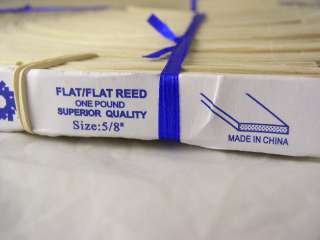 Lb Coil of 5/8Flat Reed Splint, New & Fresh  