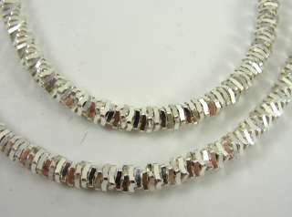 Milor Sterling Silver Necklace Chain Spiral 30 Inches  