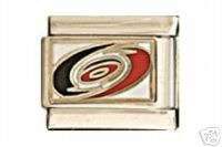 NHL Carolina Hurricanes 9mm Licensed Italian Charm w/FREE Starter 