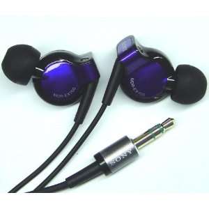  Sony MDR EX700 Premium Stereo Earbuds Headset  BLUE 