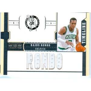 2011 Playoff National Treasures Authentic Rajon Rondo 5 Patch Game 